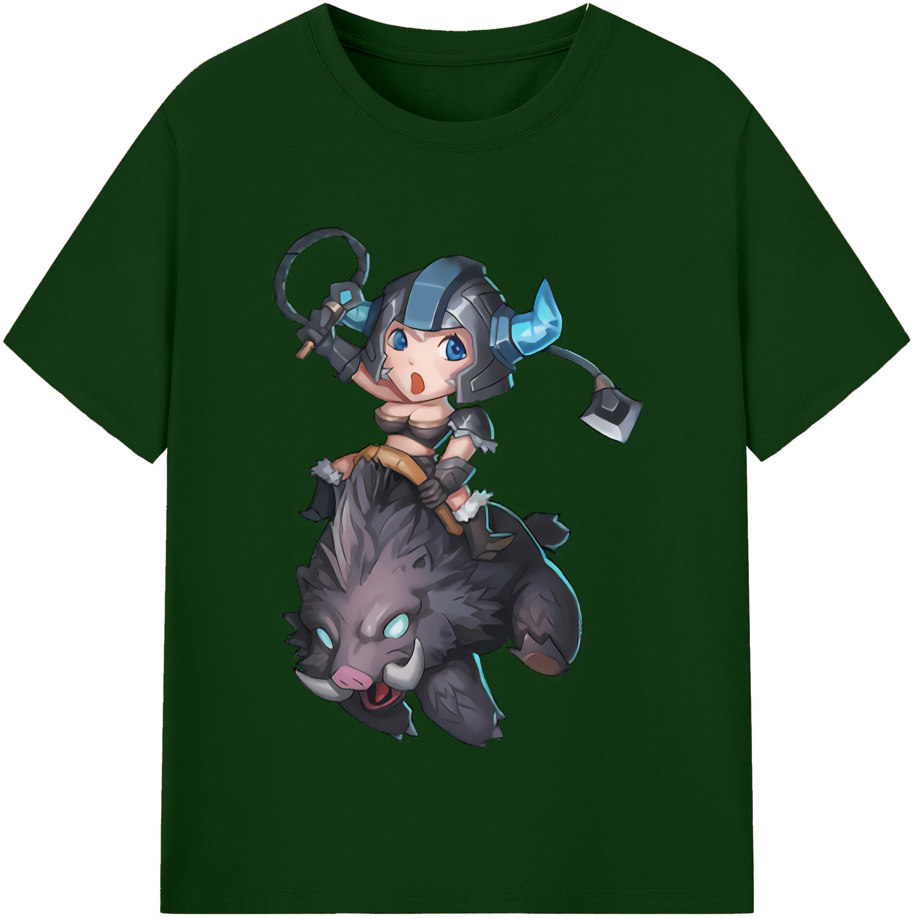 リーグ・オブ・レジェンド League of Legends LOL 綿100％半袖Tシャツ（フロントプリント）